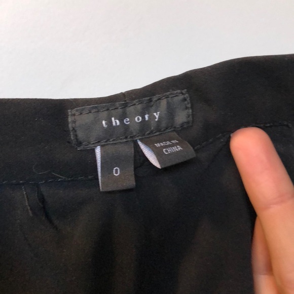 NWOT Theory silk skirt - Picture 3 of 4